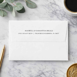 Classic Envelope with Return Address Printing