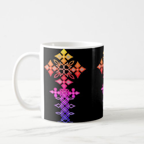Classic Ethiopian Cross Design Coffee Mug