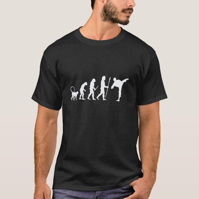 Classic Evolution of Karate T-Shirt (Front)