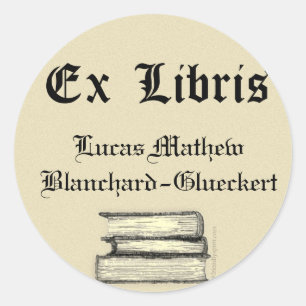Classic Ex Libris Bookplate