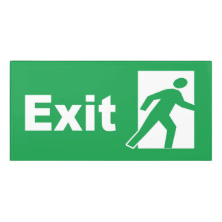 Classic Exit Sign