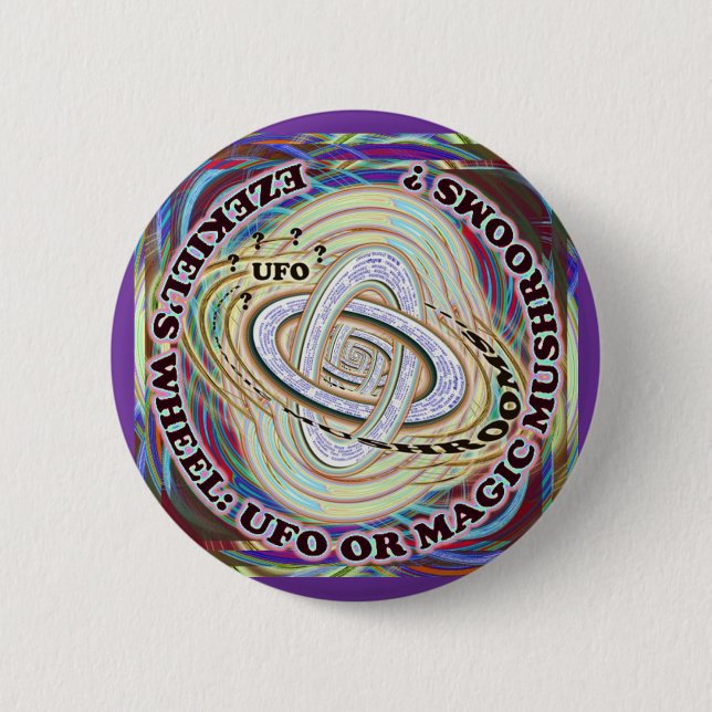 Classic Ezekiel's Wheel Button (Front)