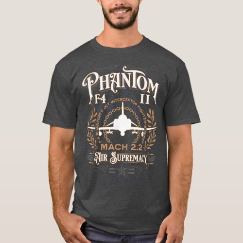 Classic F_4 Phantom II Fighter Bomber Jet Aircraft T_Shirt