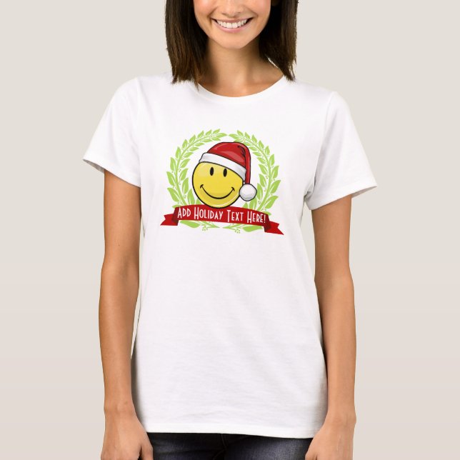 Classic Face Holiday Style T-Shirt (Front)