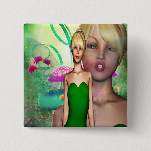 Classic Faerie Button (Front)