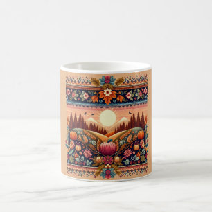 Classic Fair Isle Fall/Autumn Coffee Mug