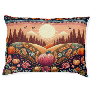 Classic Fair Isle Fall/Autumn Pet Bed