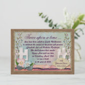 Classic Fairy Tale Invitation for Twins (Standing Front)