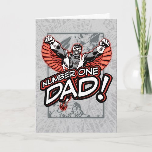 Classic Falcon Number One Dad Card