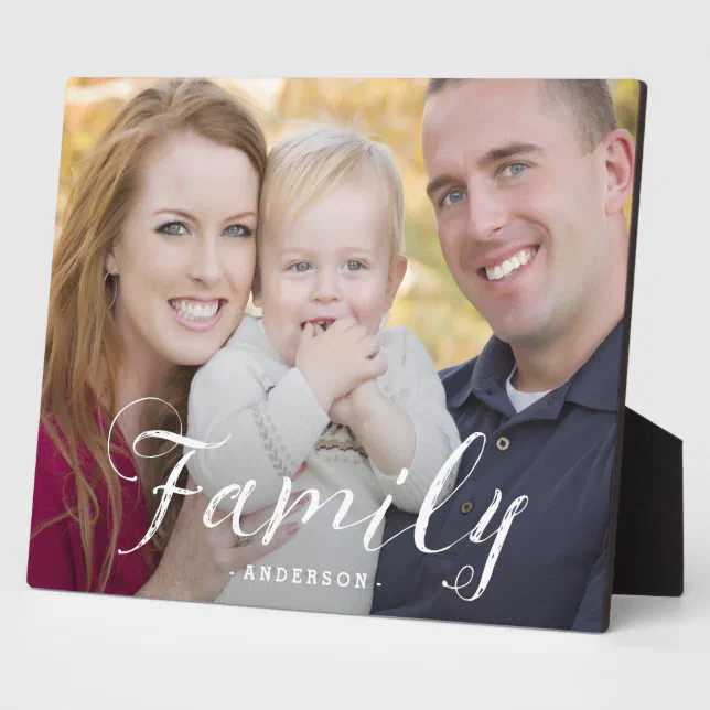 Classic Family Custom Photo Frame | Zazzle
