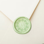 Classic Family Monogram Festive Wreath Wax Seal Stamp<br><div class="desc">This design features a Christmas wax envelope seal,  with a family monogram,  a festive kit wax seal,  with an elegant,  typography,  wreath,  classic,  festive,  envelope seal,  an elegant holiday wax seal</div>