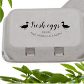 Made a stamp for duck egg cartons! Designed by me with my ducks, Mavis