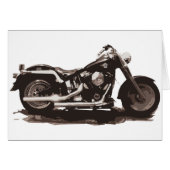 Classic Fat Boy Motorcycle (Front Horizontal)