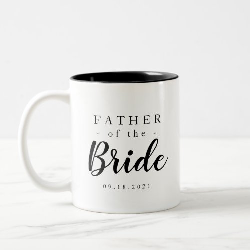 Classic Father of the Bride Two_Tone Coffee Mug