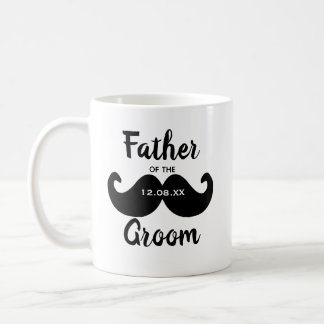 Classic Father of the Groom Moustache Coffee Mug