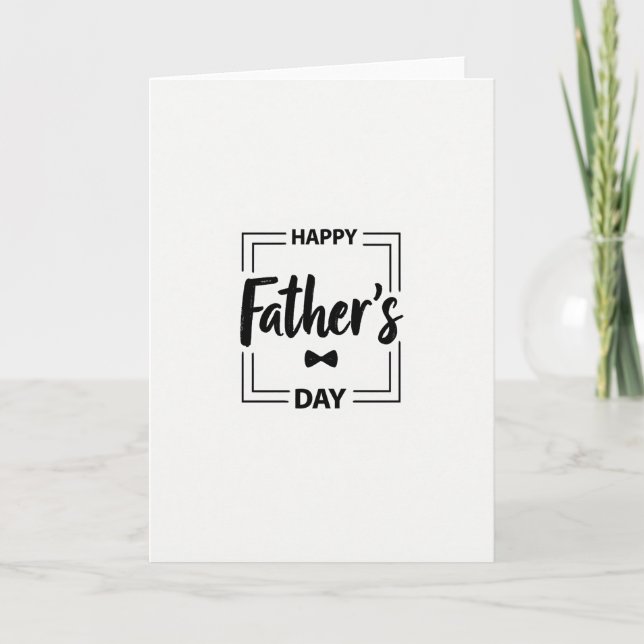 Classic Fathers Day Card (Front)