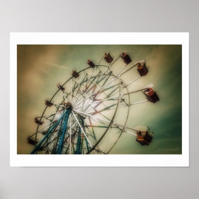 Classic Ferris wheel Poster (Semi-Gloss) (Front)