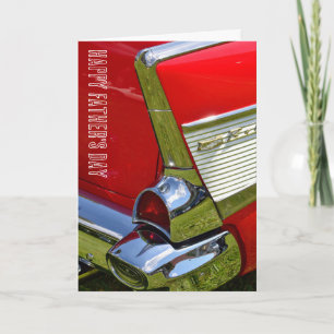 CLASSIC FIFTIES CAR FATHER'S DAY CARD