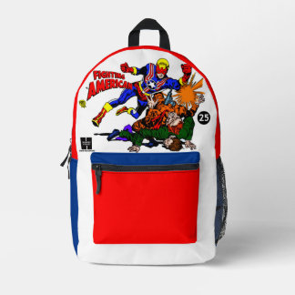 Classic 'Fighting American' Comic Backpack 