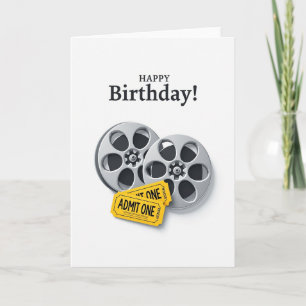 Classic Film Birthday Card