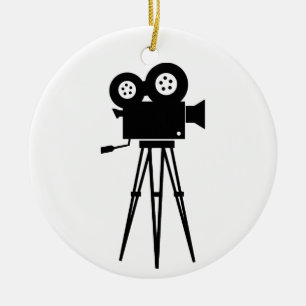 Classic Film Camera Ceramic Ornament