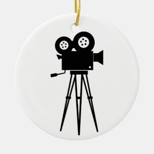 Classic Film Clapper Board & Film Reel Vintage Movie Ornament Hollywood  Gifts