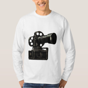 Classic Film Camera Silhouette T-Shirt