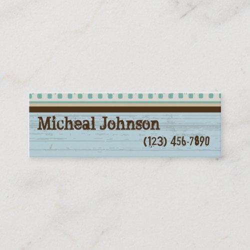 Classic Flim Grunge Skinny Profile Card Business Card Templates
