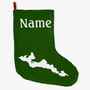 Classic Fishers Island Logo Christmas Stocking