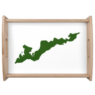 Classic Fishers Island Logo Tray – Green