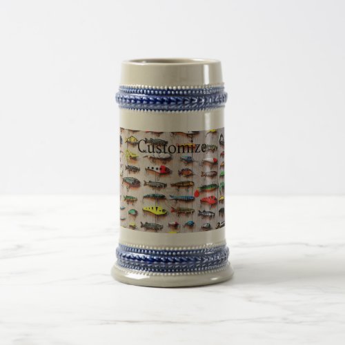 Classic Fishing Lures Thunder_Cove   Beer Stein