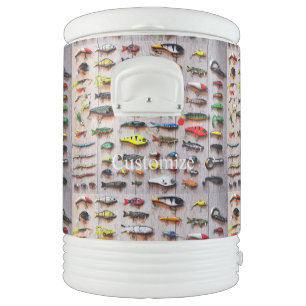 Classic Fishing Lures Thunder_Cove Beverage Cooler