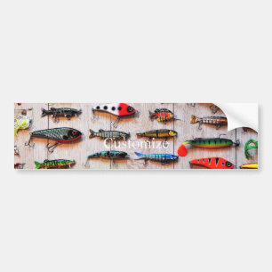 Classic Fishing Lures Thunder_Cove Bumper Sticker