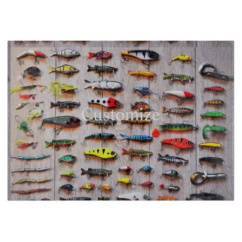 Classic Fishing Lures Thunder_Cove Cutting Board