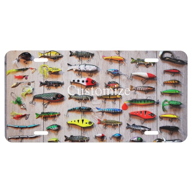 Classic Fishing Lures Thunder_Cove  License Plate (Front)