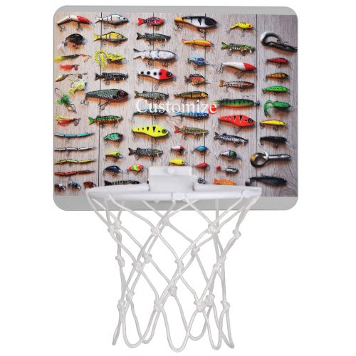 Classic Fishing Lures Thunder_Cove  Mini Basketball Hoop