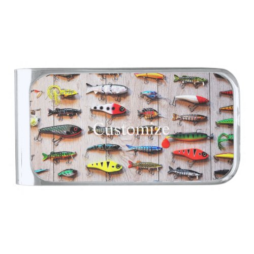 Classic Fishing Lures  Thunder_Cove Silver Finish Money Clip