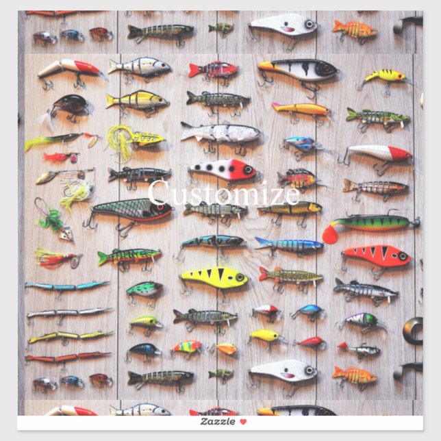 Classic Fishing Lures Thunder_Cove Sticker (Sheet)