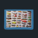 Classic Fishing Lures  Thunder_Cove  Trifold Wallet<br><div class="desc">FiIshing lures pattern design for fisherman's gift to personalize by changing to your name on  any background color</div>