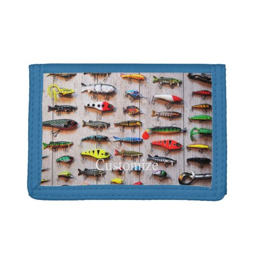 Classic Fishing Lures  Thunder_Cove  Trifold Wallet