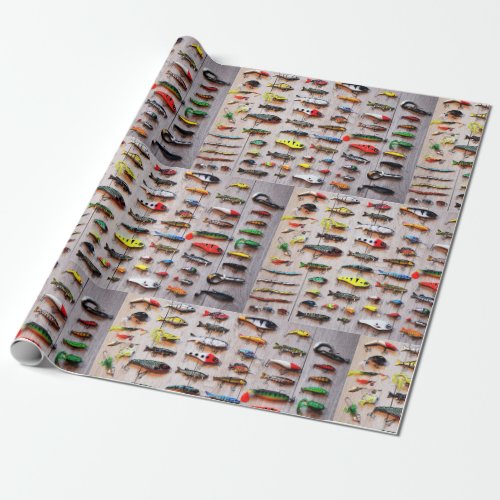 Classic Fishing Lures Thunder_Cove Wrapping Paper