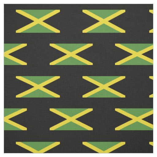 Classic Flag of Jamaica Fabric