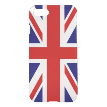 Classic Flag Of The United Kingdom Iphone Se/8/7 Case by FUNNSTUFF4U at Zazzle