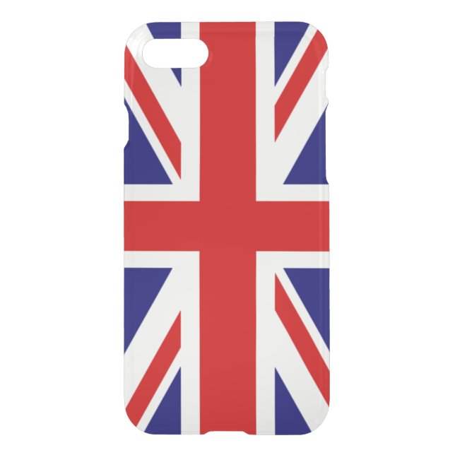 Classic Flag of the United Kingdom Uncommon iPhone Case (Back)