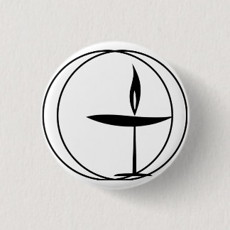 Classic "Flaming Chalice" Button