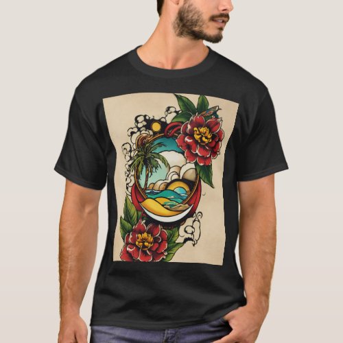 Classic Flash Tattoo T_shirt Collection 