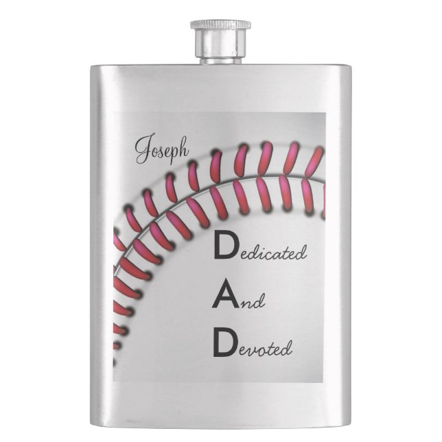 Classic Flask/DAD-Dedicated and Devoted Flask (Front)