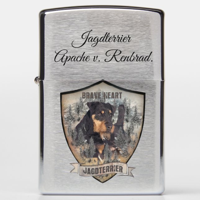 Classic Flask Zippo Lighter (Front)