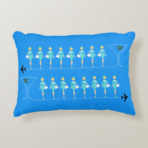 Classic Flight Attendant Accent Pillow