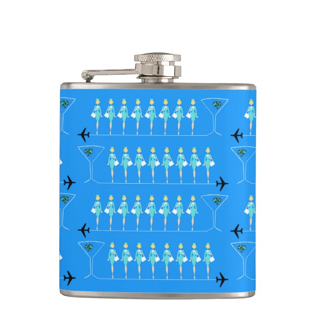 Classic Flight Attendant Flask (Front)